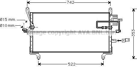 Prasco FT5216D - Конденсатор, кондиціонер autozip.com.ua