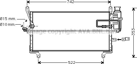 Prasco FT5216 - Конденсатор, кондиціонер autozip.com.ua