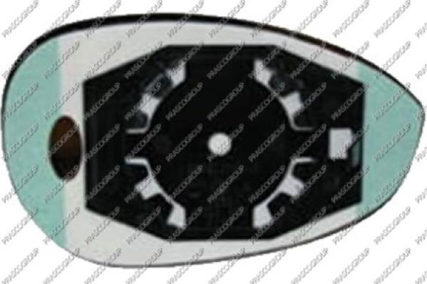 Prasco FT0307524 - Дзеркальне скло, зовнішнє дзеркало autozip.com.ua