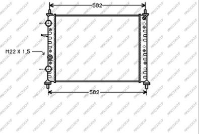 Prasco FT137R013 - Радіатор, охолодження двигуна autozip.com.ua