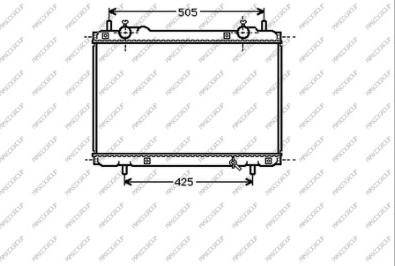 Prasco FT137R012 - Радіатор, охолодження двигуна autozip.com.ua