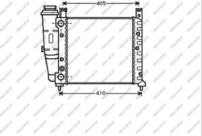 Prasco FT127R009 - Радіатор, охолодження двигуна autozip.com.ua