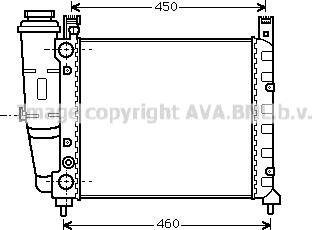 Prasco FT2059 - Радіатор, охолодження двигуна autozip.com.ua