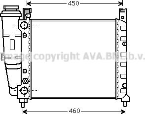 Prasco FT2039 - Радіатор, охолодження двигуна autozip.com.ua