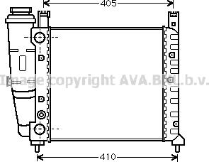 Prasco FT2076 - Радіатор, охолодження двигуна autozip.com.ua