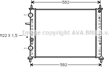 Prasco FT2161 - Радіатор, охолодження двигуна autozip.com.ua