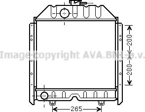 Prasco FT2382 - Радіатор, охолодження двигуна autozip.com.ua