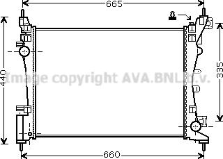 Prasco FTA2318 - Радіатор, охолодження двигуна autozip.com.ua