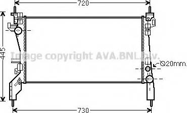 Prasco FT2380 - Радіатор, охолодження двигуна autozip.com.ua