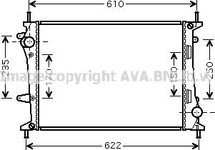 Prasco FT2329 - Радіатор, охолодження двигуна autozip.com.ua