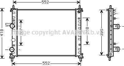 Prasco FT2326 - Радіатор, охолодження двигуна autozip.com.ua