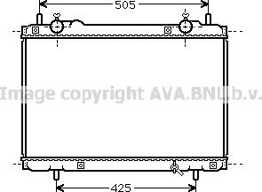 Prasco FT2207 - Радіатор, охолодження двигуна autozip.com.ua