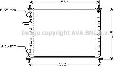 Prasco FT2229 - Радіатор, охолодження двигуна autozip.com.ua