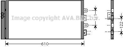 Prasco FTA5298D - Конденсатор, кондиціонер autozip.com.ua