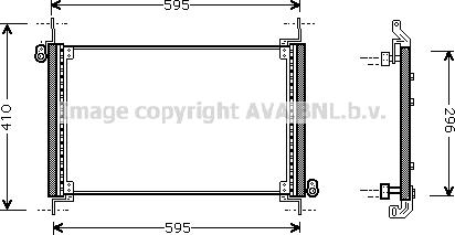 Prasco FTA5237 - Конденсатор, кондиціонер autozip.com.ua