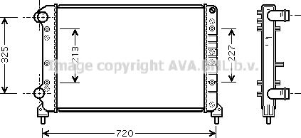 Prasco FTA2261 - Радіатор, охолодження двигуна autozip.com.ua