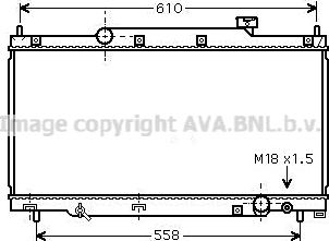 Prasco HD2164 - Радіатор, охолодження двигуна autozip.com.ua