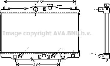 Prasco HD2102 - Радіатор, охолодження двигуна autozip.com.ua