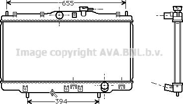 Prasco HD2118 - Радіатор, охолодження двигуна autozip.com.ua