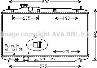 Prasco HD2306 - Радіатор, охолодження двигуна autozip.com.ua