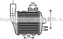 Prasco HY4226 - Интеркулер autozip.com.ua