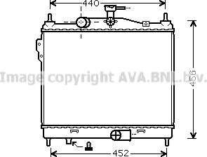 Prasco HY2205 - Радіатор, охолодження двигуна autozip.com.ua