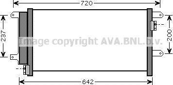 Prasco IV5089D - Конденсатор, кондиціонер autozip.com.ua