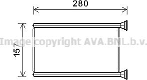 Prasco JEA6069 - Теплообмінник, опалення салону autozip.com.ua