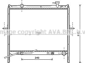 Prasco KA2179 - Радіатор, охолодження двигуна autozip.com.ua