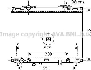 Prasco KA2175 - Радіатор, охолодження двигуна autozip.com.ua