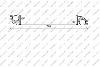 Prasco MN310N002 - Интеркулер autozip.com.ua