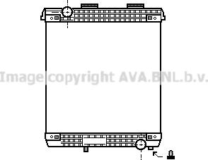 Prasco MN2007N - Радіатор, охолодження двигуна autozip.com.ua