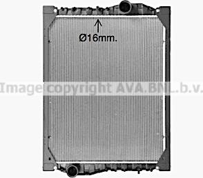 Prasco MN2110 - Радіатор, охолодження двигуна autozip.com.ua