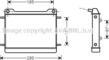 Prasco MS2347 - Радіатор, охолодження двигуна autozip.com.ua