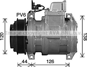 Prasco MSK740 - Компресор, кондиціонер autozip.com.ua