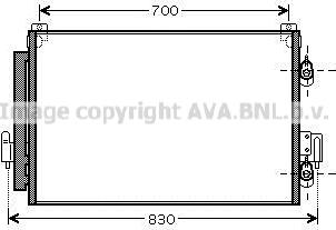 Prasco MT5178D - Конденсатор, кондиціонер autozip.com.ua