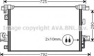 Prasco MT5210 - Конденсатор, кондиціонер autozip.com.ua