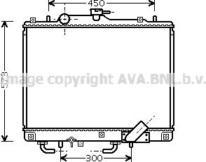 Prasco MT2156 - Радіатор, охолодження двигуна autozip.com.ua