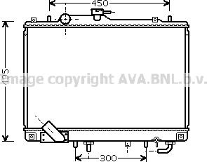 Prasco MT2157 - Радіатор, охолодження двигуна autozip.com.ua