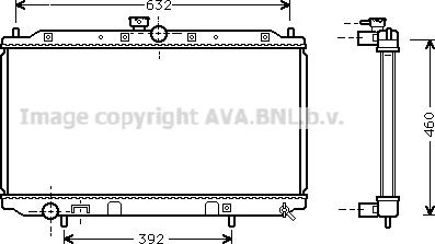 Prasco MT2111 - Радіатор, охолодження двигуна autozip.com.ua