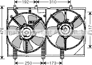 Prasco MT7523 - Вентилятор, охолодження двигуна autozip.com.ua