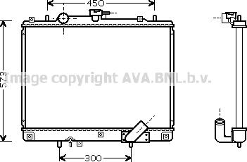 Prasco MTA2167 - Радіатор, охолодження двигуна autozip.com.ua