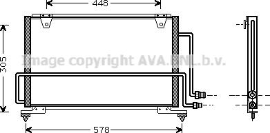 Prasco MZ5108 - Конденсатор, кондиціонер autozip.com.ua