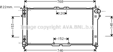 Prasco MZ2074 - Радіатор, охолодження двигуна autozip.com.ua