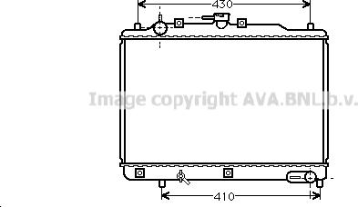 Prasco MZ2070 - Радіатор, охолодження двигуна autozip.com.ua