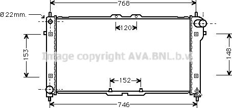 Prasco MZ2073 - Радіатор, охолодження двигуна autozip.com.ua