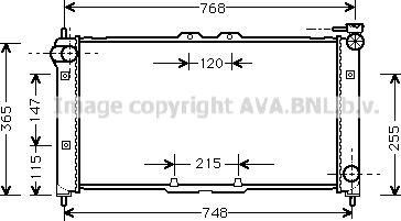 Prasco MZ2072 - Радіатор, охолодження двигуна autozip.com.ua