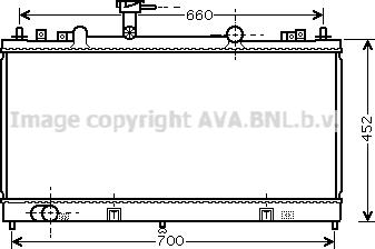 Prasco MZ2164 - Радіатор, охолодження двигуна autozip.com.ua