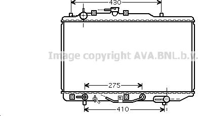 Prasco MZ2178 - Радіатор, охолодження двигуна autozip.com.ua