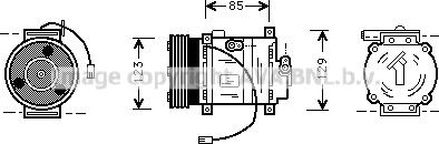 Prasco MZK132 - Компресор, кондиціонер autozip.com.ua